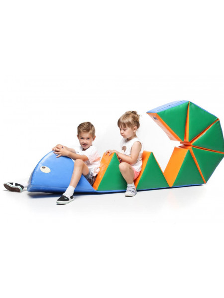 Конструктор-трансформер з м'яких модулів Равлик Конструктор-трансформер з м'яких модулів Равлик